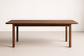 Table en noyer massif 180x90x75 cm Brun